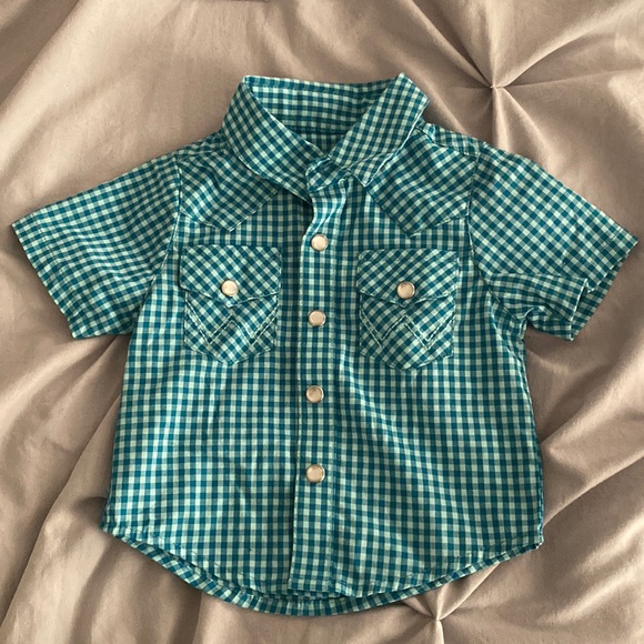 Wrangler Button Up Shirt - 3 Months - Picture 1 of 3